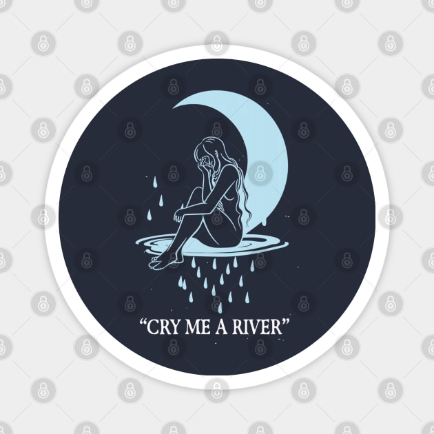 Melancholic Moonlit Sorrow Magnet by WEARWORLD